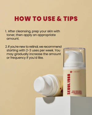 ك-سِكريت - سيول 1988 كريم: ريتينال ليبوسوم 1٪ + أرز مخمّر