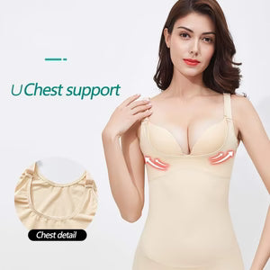 مشد جسم عالي الخصر بتصميم كولوت نحيف